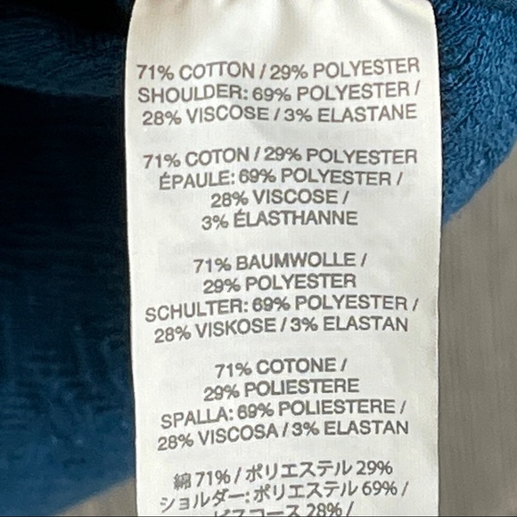 J CREW Sz S Peacock Blue JACQUARD Zip-Pocket Shift Dress Style B9431 Size Small - Picture 5 of 5